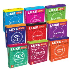 Презервативы Luxe Royal в ассортименте. 3 шт в упаковке Артикул 665