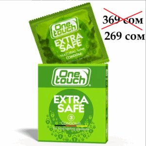 Extra safe One Touch презервативы прочные 3 шт Артикул 1716