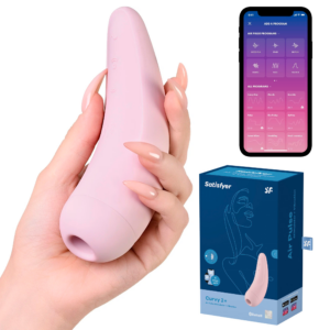 Curvy 2+ розовый умный вакуумный стимулятор Satisfyer Артикул 716