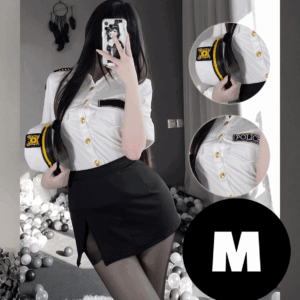 Кибелли М костюм полицейского рубашка юбка