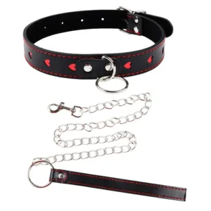 Коди ошейник с поводком с сердечками Артикул 533