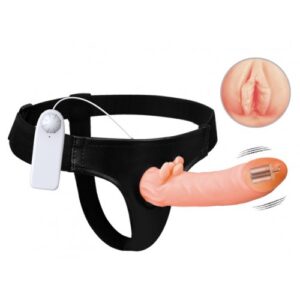 Даниель мужской вибро страпон с вагиной Артикул 1612