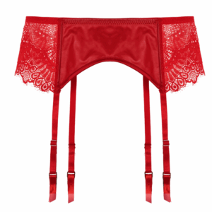 Рахиль красный пояс для чулок