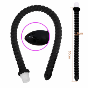 Серпенсо насадка анальный душ с резьбой силиконовая