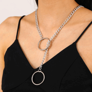 Вальбурга чокер ошейник с поводком кольца Артикул 2407