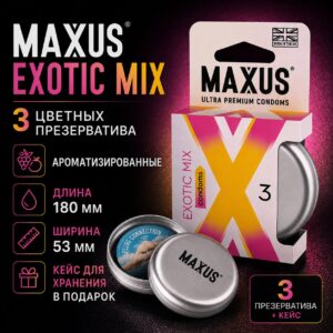 Erotic Mix Maxus ароматизированные презервативы 3 шт