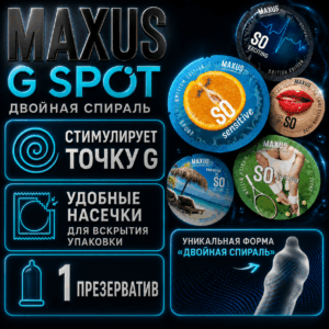 G Spot презерватив Maxus спиральный для точки G
