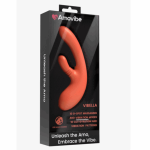 Vibella 360 градусов вибратор кролик с двойной ротацией Amovibe