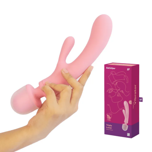 Triple Lover три в одном вибратор кролик Satisfyer Артикул 1902